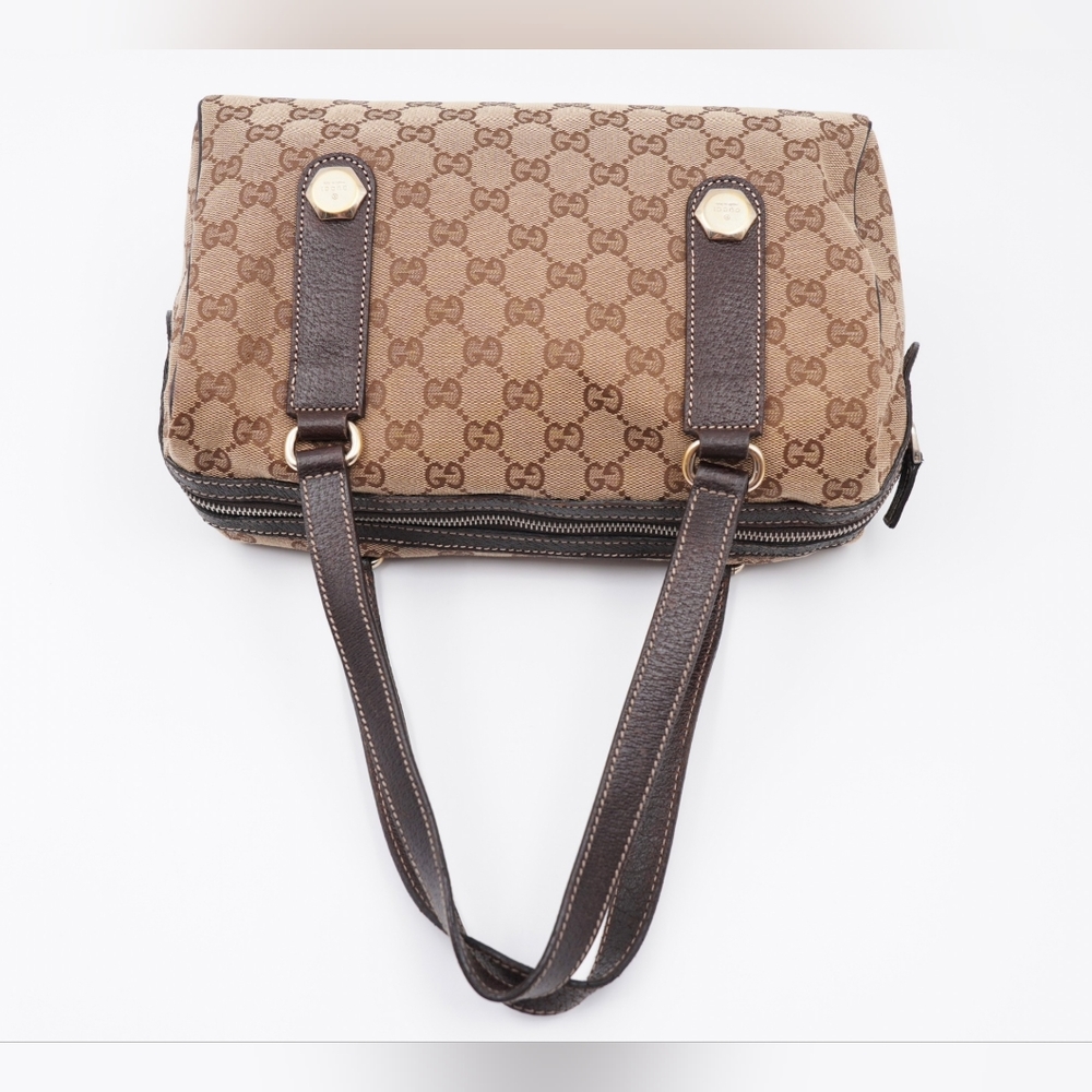 ❌️❌️SOLD❌️❌️M15❤️Gucci GG Canvas Mini Boston - Picture 9 of 15